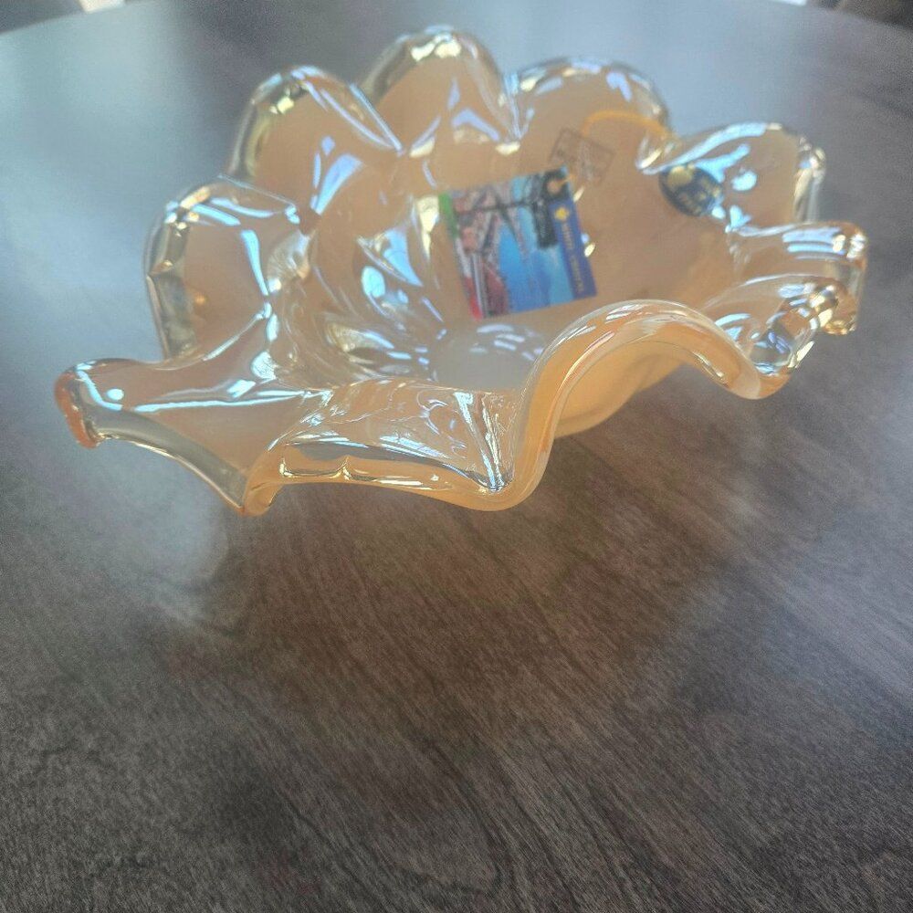 NWT Blown glass Murano vase